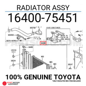 Radiador de Agua Toyota Fj Cruiser 2006 - 2014