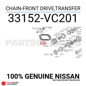 Cadena de Roster Nissan Patrol 1997 - 2015