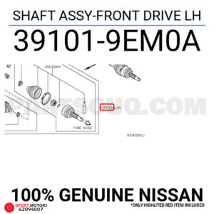 Palier Nissan Versa 2011 - 2020