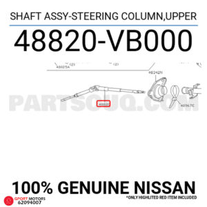 Columna de Dirección Nissan Patrol 1997 - 2015