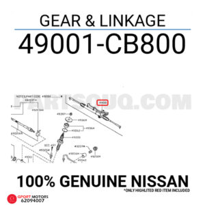 Cremallera de Dirección Nissan Murano 2003 - 2008