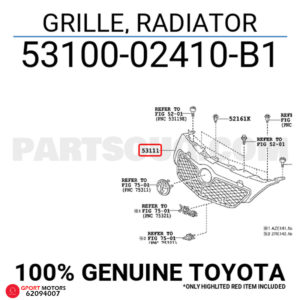 Máscara Delantera Toyota Corolla 2008 - 2013