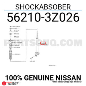 Amortiguador Trasero Nissan Altima 2001 - 2006