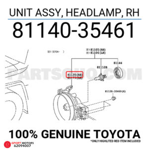 Farol Derecho Toyota Fj Cruiser 2006 - 2014