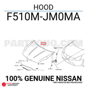 Capó Nissan Rogue 2007 - 2015